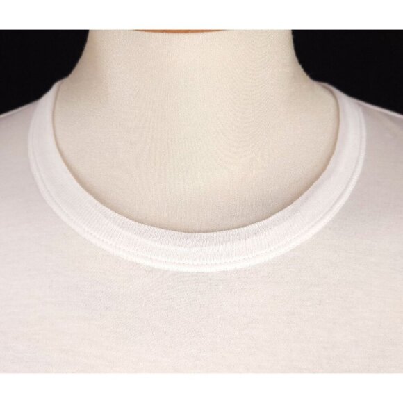 Rick Owens Basic SS T-Shirt M Mens Milk Phlegethon S/S 21 - Picture 4 of 13